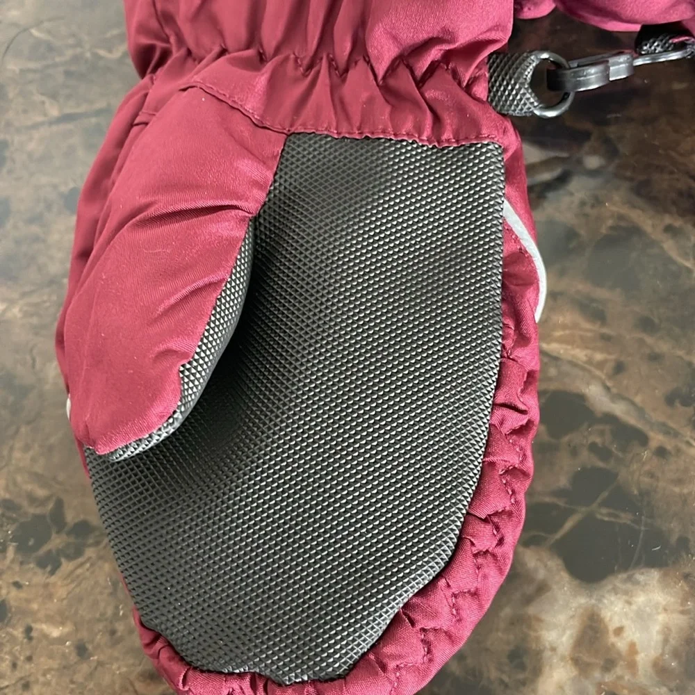 New! Baby Snow Mittens - Cat & Jack™ Burgundy 12-24M